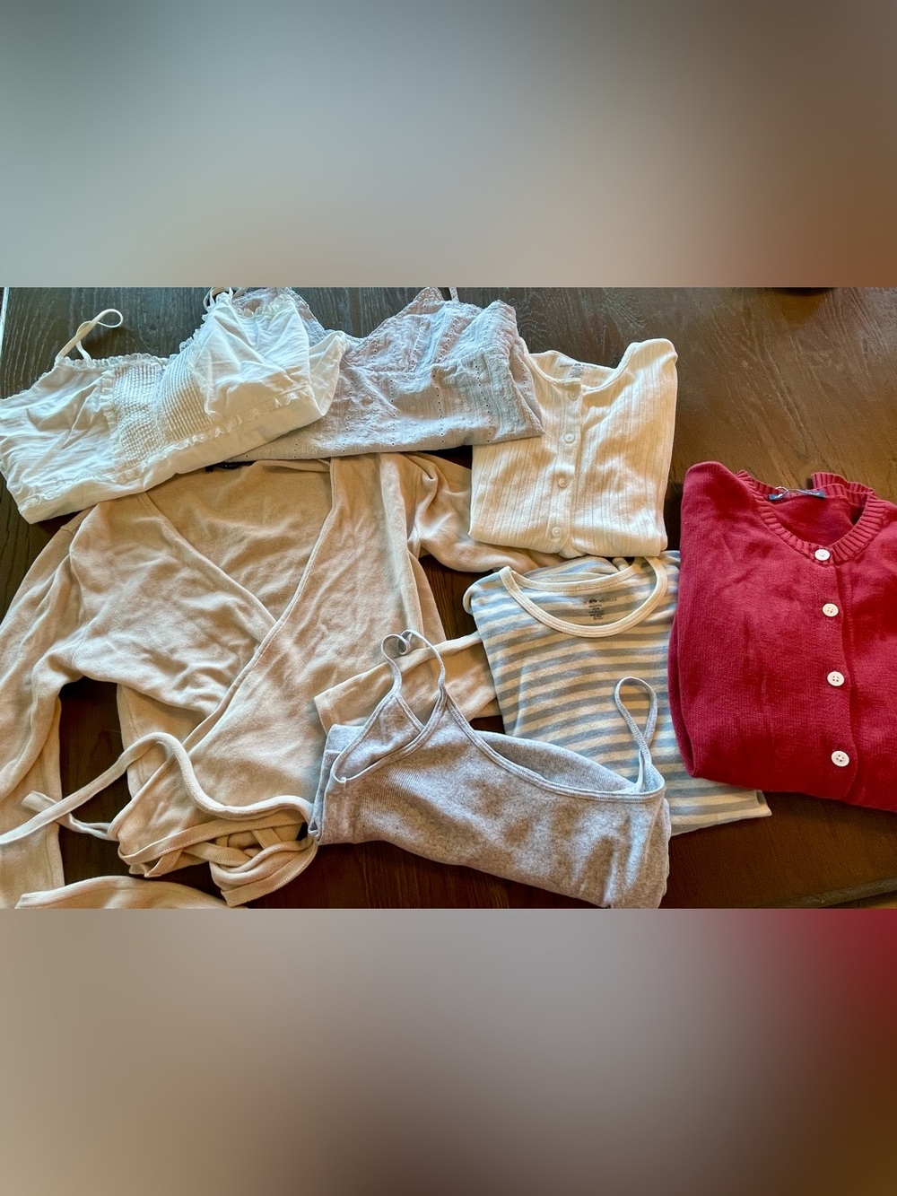 Brandy Melville/John Gault lot of 7 Sweaters and Shirts, good condition